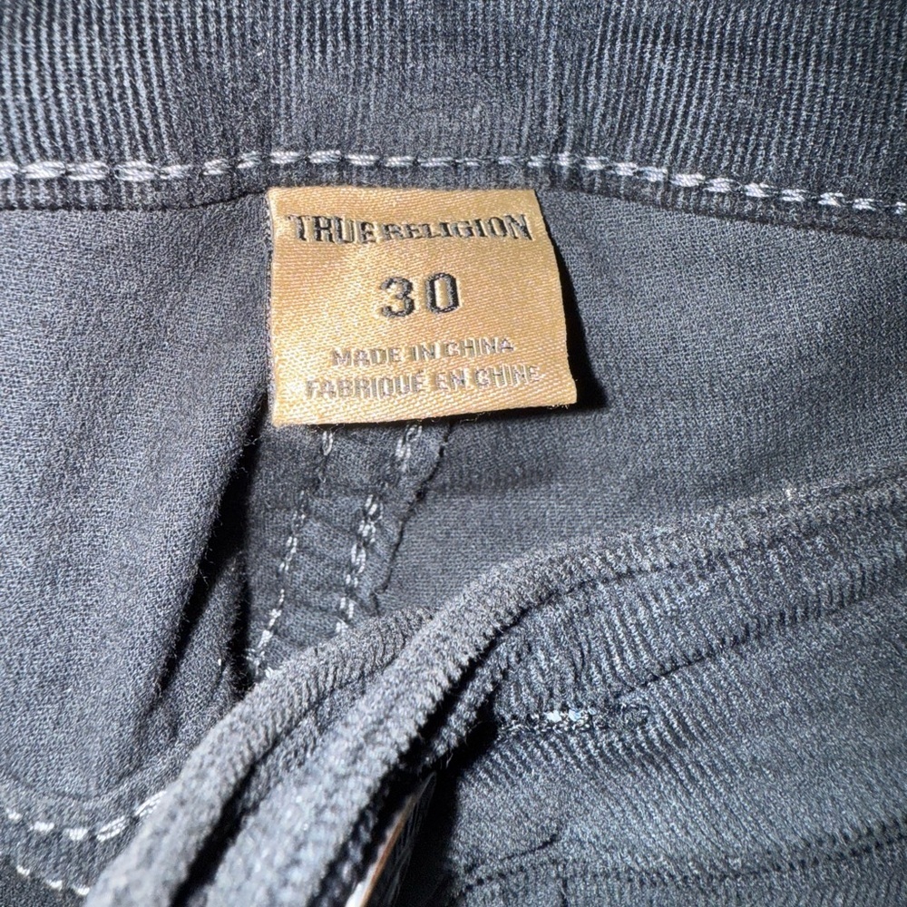 TRUE RELIGION Charcoal Denim pants - Picture 2 of 3
